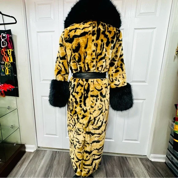 Fashion Nova Dakota Leopard Fur Maxi Coat - Leopard - Picture 4 of 16